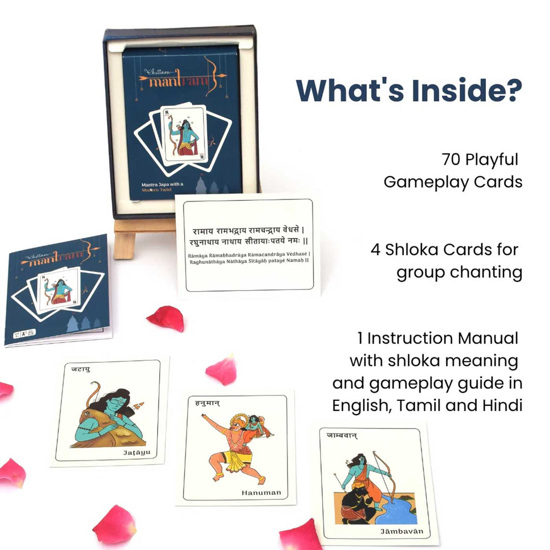 Mantram | Mantra Chanting Card Game for Kids | Focus & Memory Play | 7+ Years