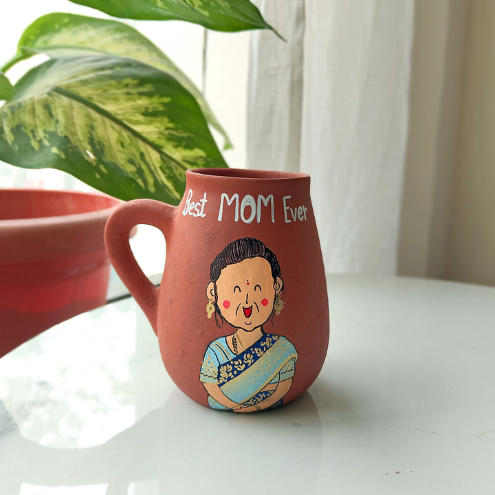 Personalised Terracotta Mugs with Photo Based Caricatures