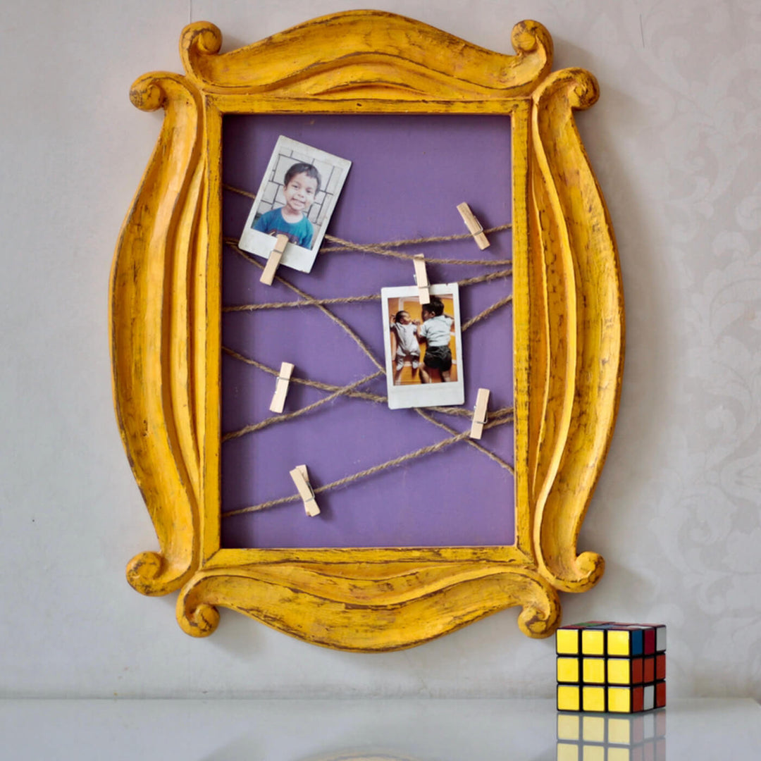 FRIENDS Signature Wooden Clips Photo Frame - Distress Finish