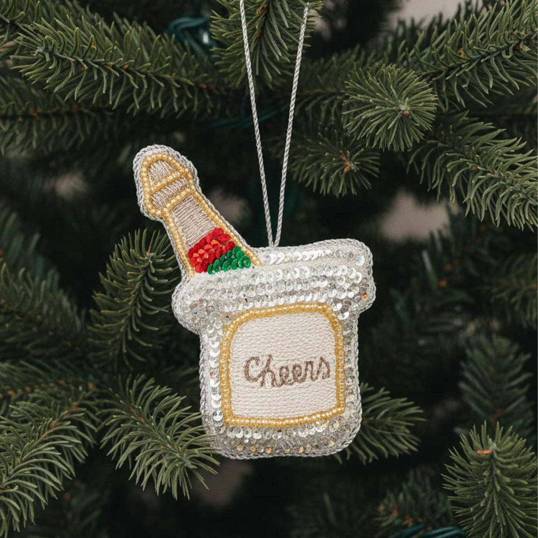 Champagne Tub Cotton Premium Zardozi Ornament