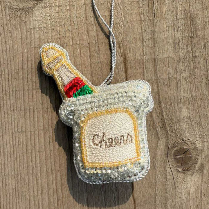 Champagne Tub Cotton Premium Zardozi Ornament