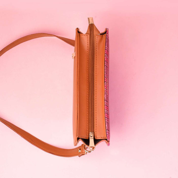 Handcrafted Vegan Leather Sling Bag