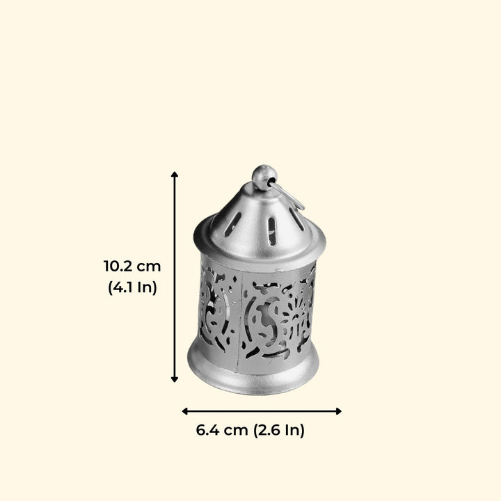 Handmade Small Decorative Iron Lantern Tealight Holder | Set Of 2
