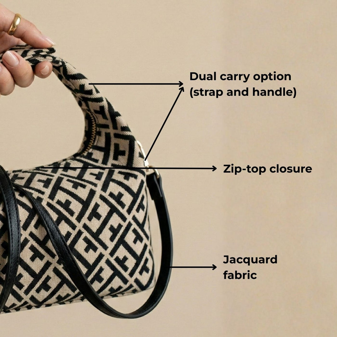 Gathjod Print Ellara Handbag