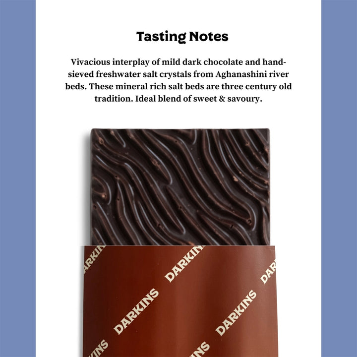 Vegan & Gluten Free | 57% Dark Chocolate with Sanikatta Salt