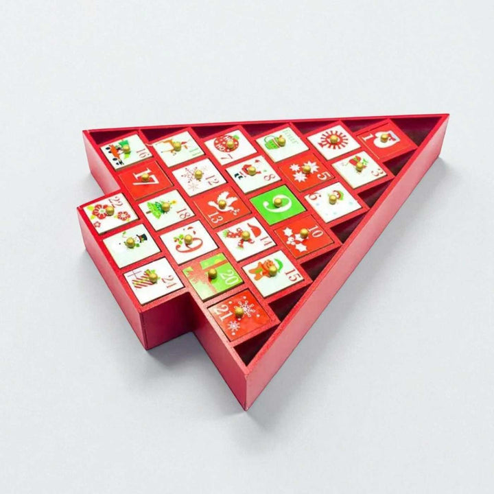 Handmade Wooden Cherry Blossom Advent Calendar