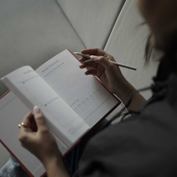 Undated Realign, Relax & Radiate Wellness Journal With Habit Tracker | 190 Pages