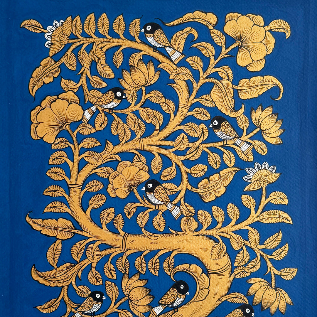 14.5 X 18.5 Inch | Tree Of Life Paper Phad Painting