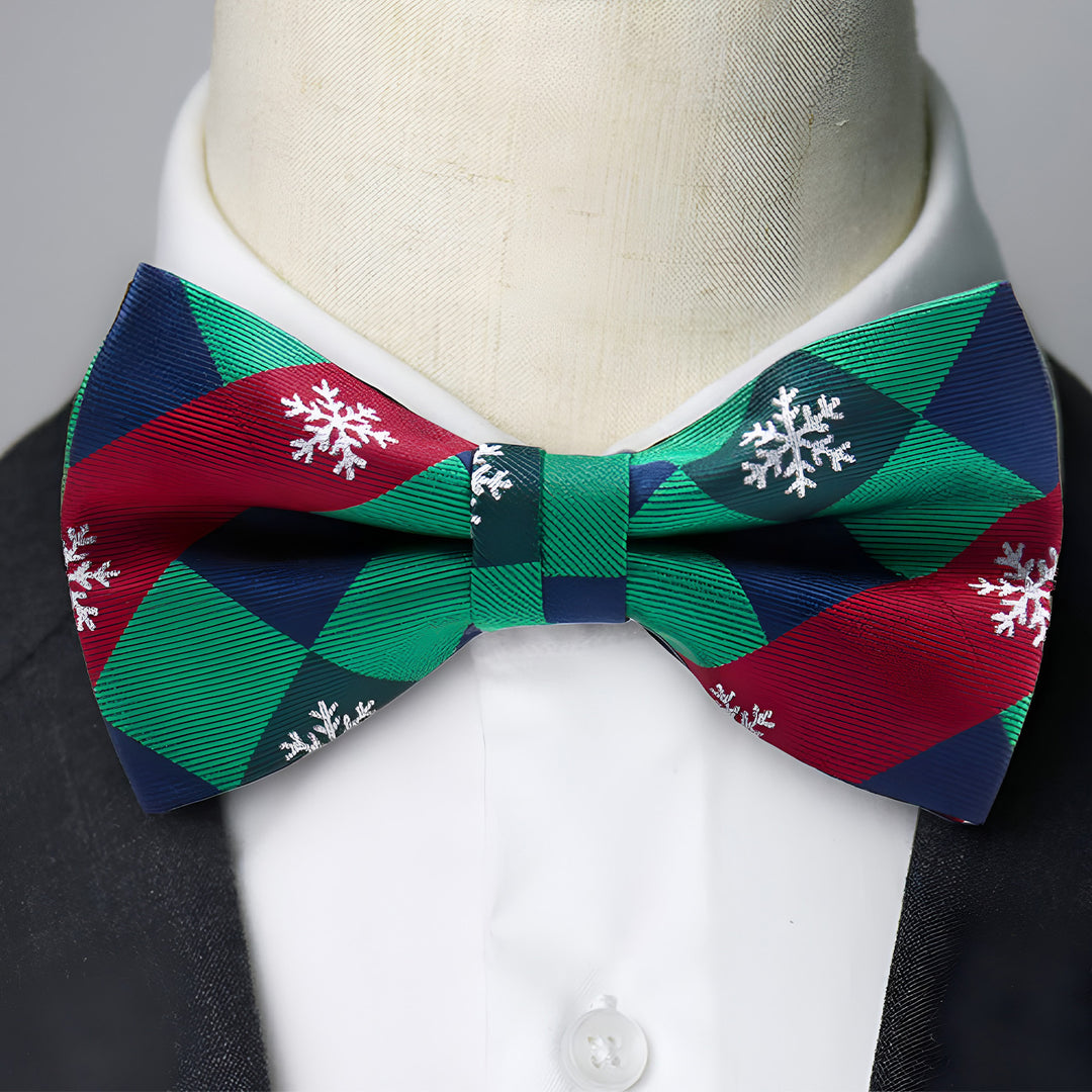 Snowflake Theme Bow Tie