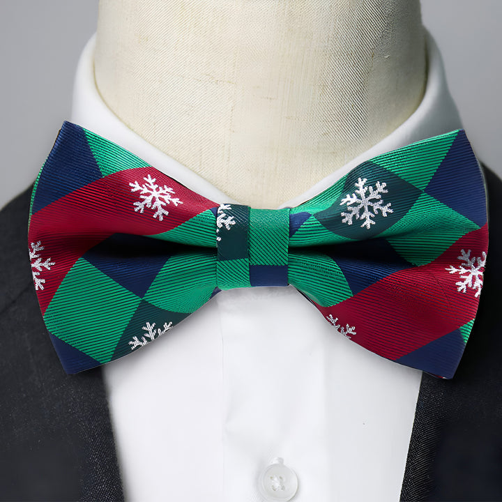 Snowflake Theme Bow Tie