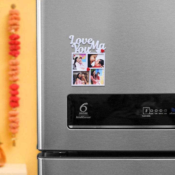 Photo Personalized Handmade Collage Acrylic Fridge Magnet For Mom