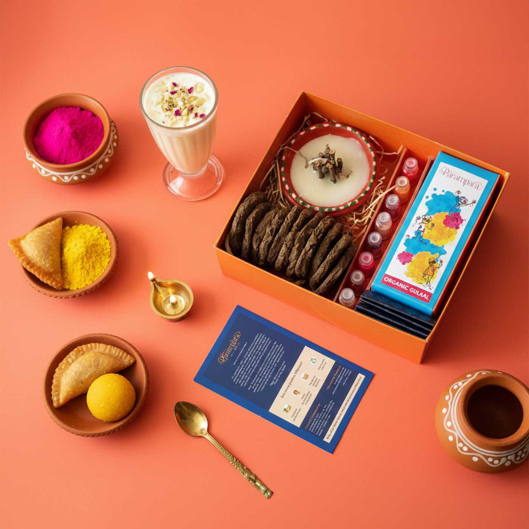 22 Pc | Organic Premium Holika Dahan Pooja Box
