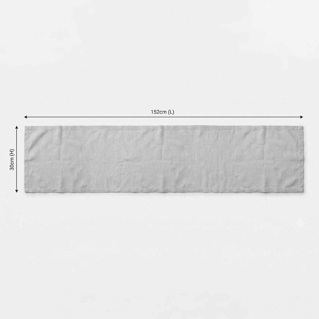 Handmade Anar Screen Printed Velvet Table Runner With Tassels For Festive Dining