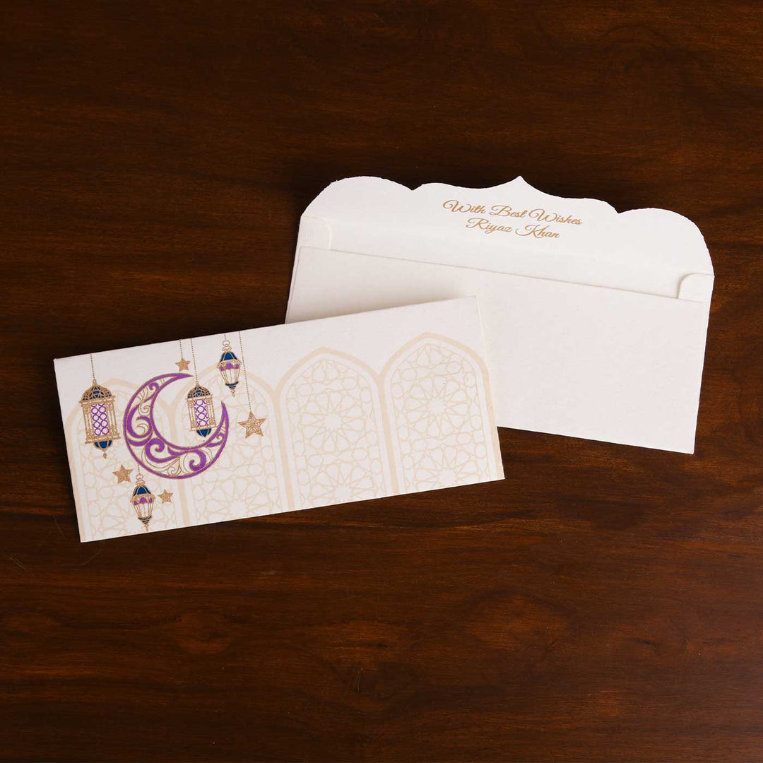 Handmade Eid Mubarak Paper Envelopes | Set Of 10