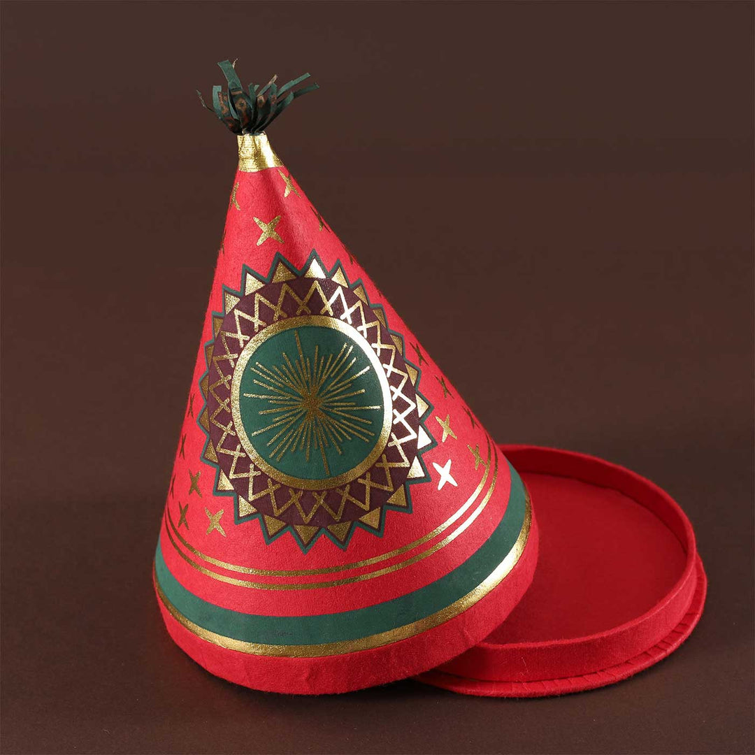 Handmade Anar Shaped Paper Gift Box