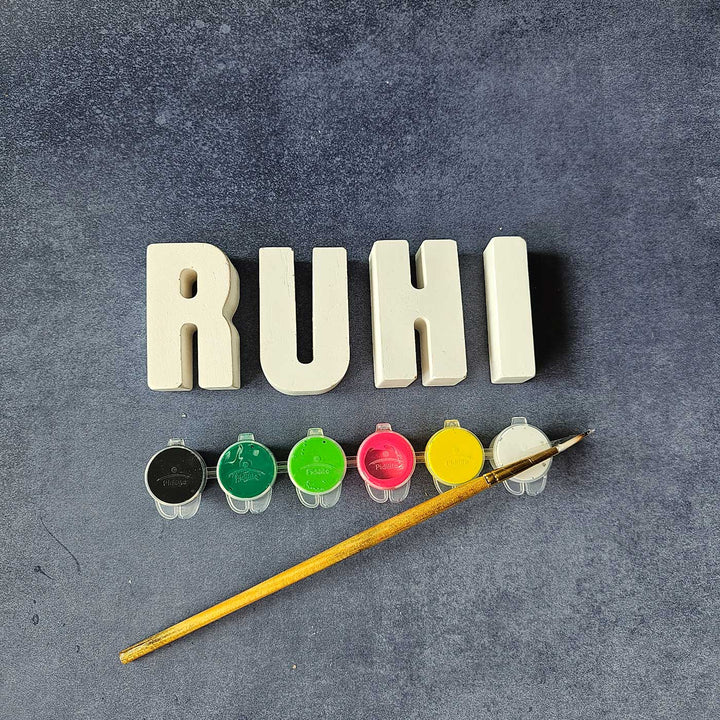 Personalized Ready to Paint Clay DIY Kit For Kids