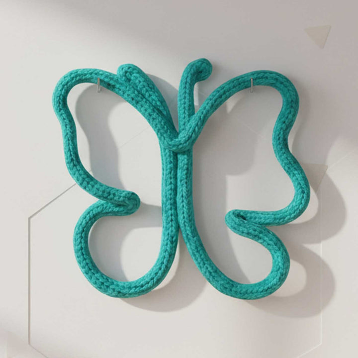 Handmade Knitted Wire Butterfly Hanging For Kids Room Decoration