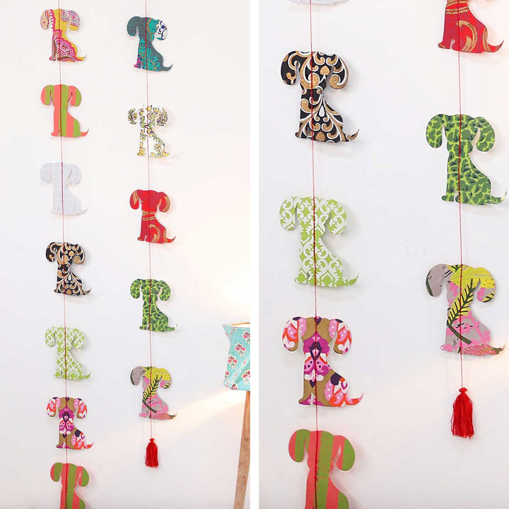 Handmade Dog Design Paper Hanging
