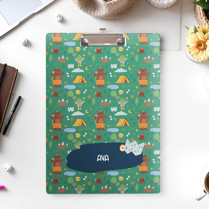 Personalized Into The Wild Theme Acrylic Clipboard