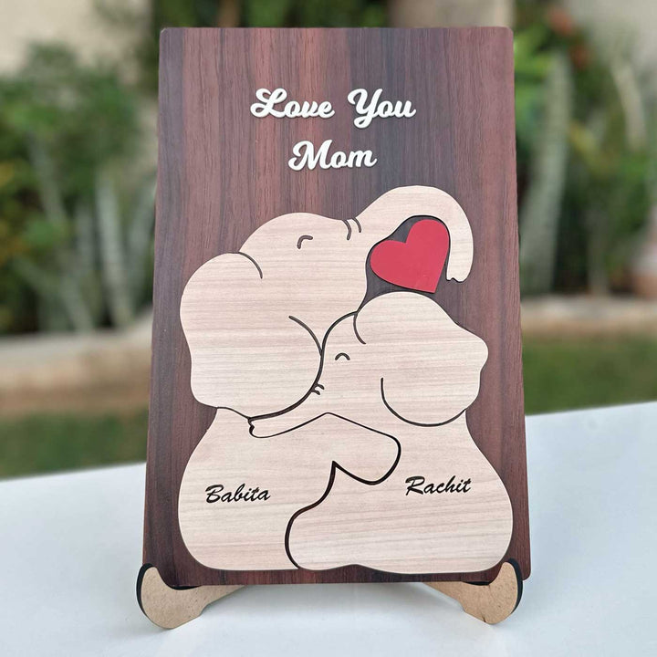 Personalized Mother's Day Theme Wooden Decorative Plaque