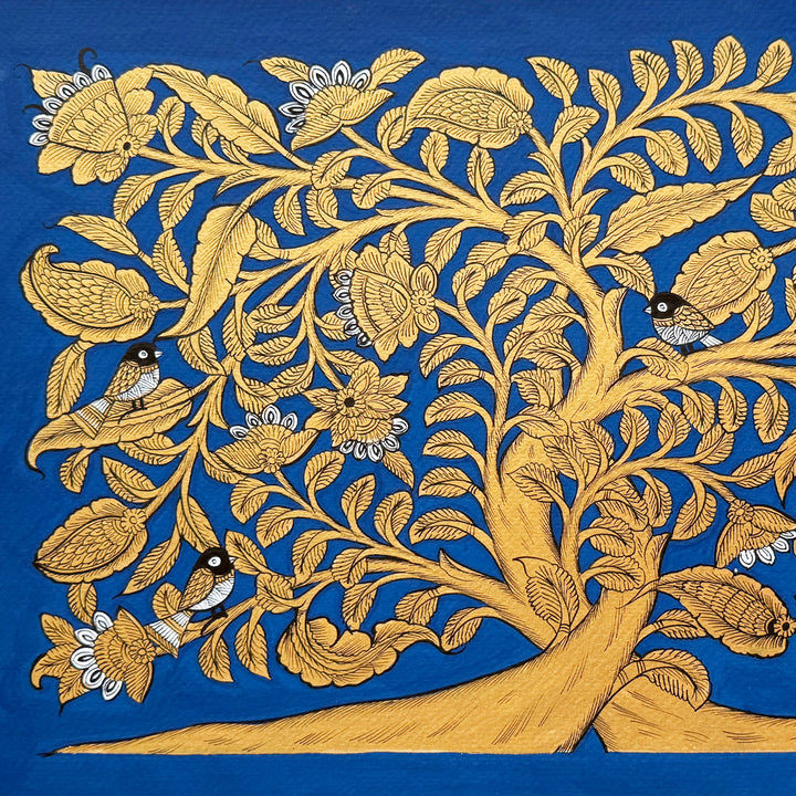 14.5 X 18.5 Inch | Tree Of Life Paper Phad Painting