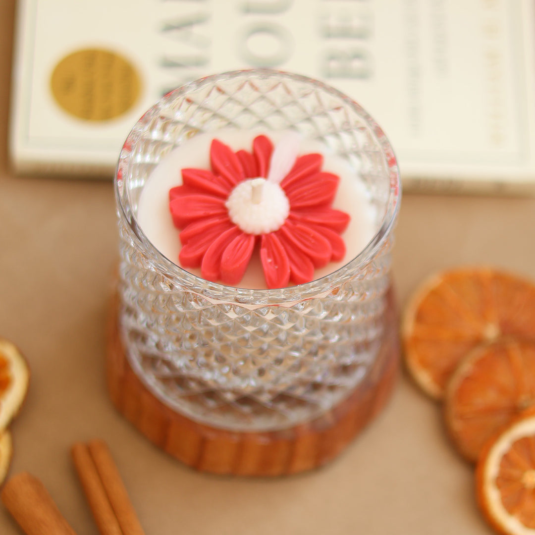 Assorted Handmade Big Crystal Jar Soy Wax Candle