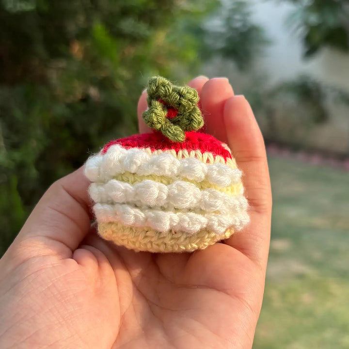 Handmade Crochet Pastry Cotton Bag Charm