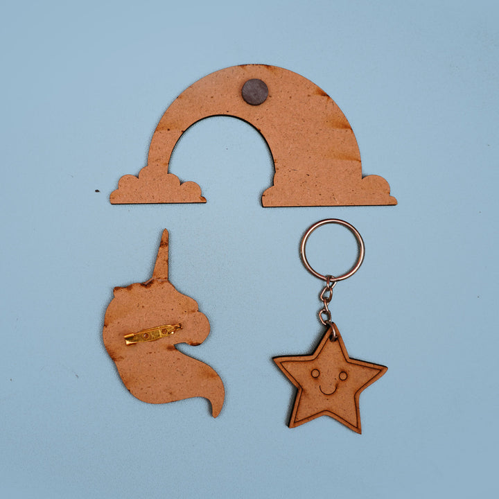 Eco-Friendly Fabric & MDF Painting DIY Kit
