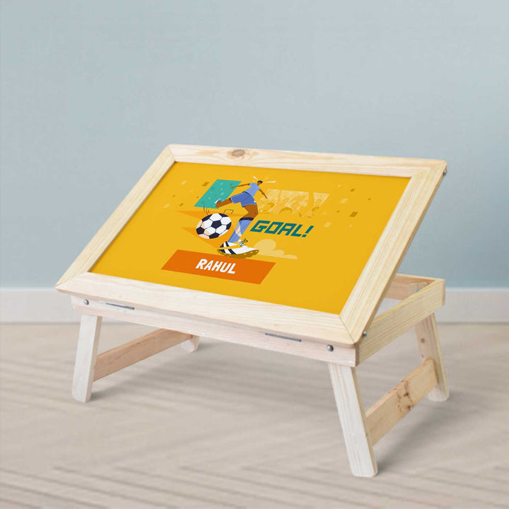 Personalized Football Goal Boy Theme Wooden Foldable Desk