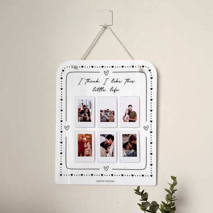 Photo Personalized Heart Design Acrylic Decorative Plaque