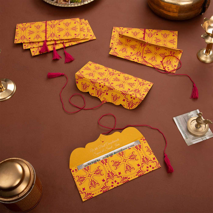 Personalized Handmade Ragini Paper Envelopes | Set Of 10
