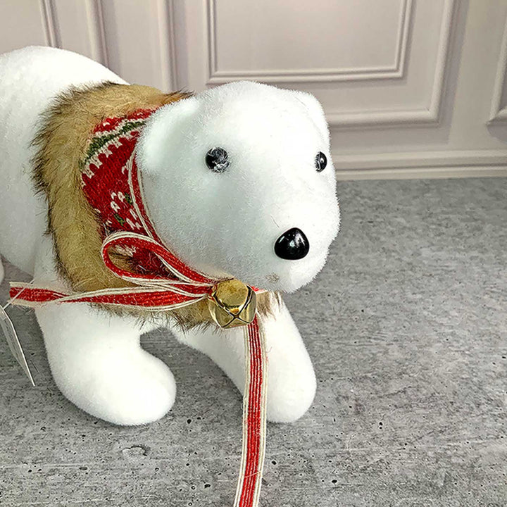 Big Snow Polar Bear Decor For Christmas Table Decoration