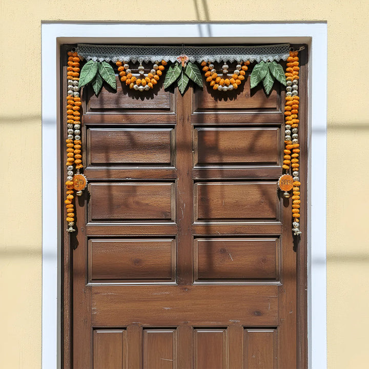 Handmade Sajani Ashok Patta & Pompom Shubh Labh Toran