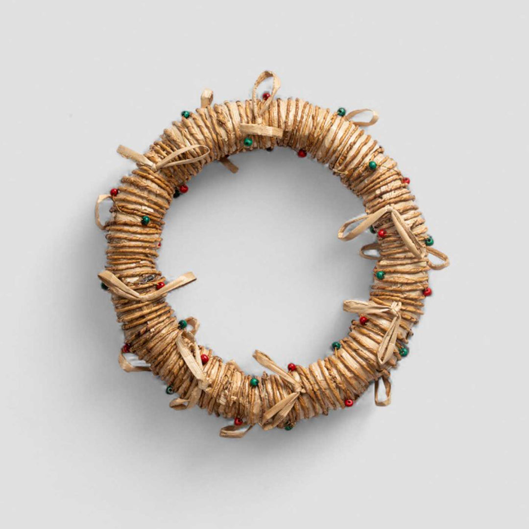 Handmade Lightweight Banana Rope Full Moon Wreath