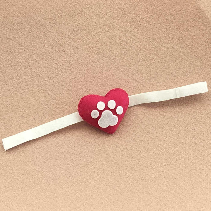 Customized Handmade Pawfect Love Animal Theme Felt Rakhi