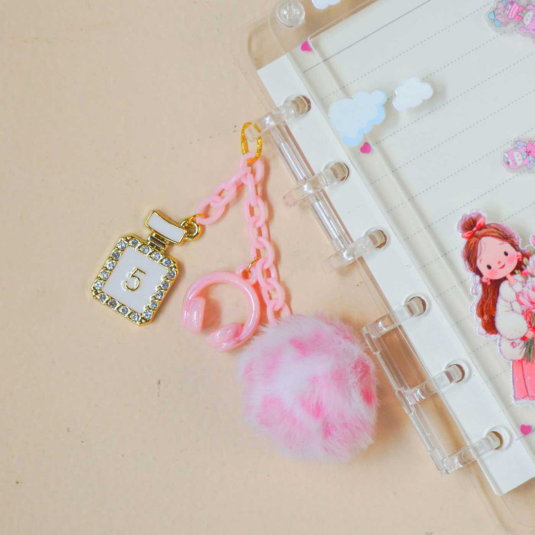 "Pink Girl" Themed Diary & Pen Stationery Set For Kids