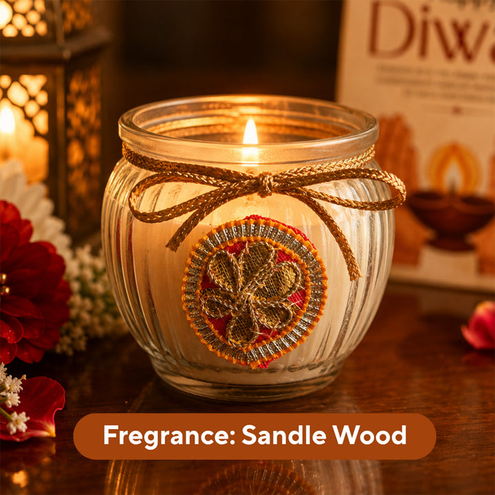 Paws & Panda Diwali Gift Hamper With Dog And Panda Mugs And Matka Soy Wax Candle For Festive Gifting