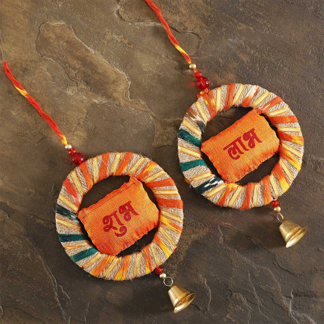 Handmade Moli Shubh Labh MDF Wood Hanging