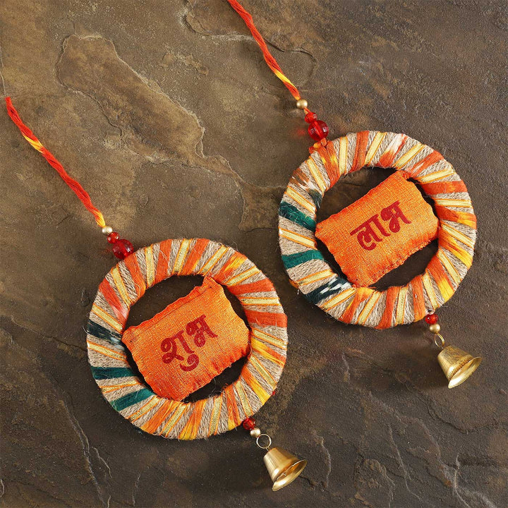 Handmade Moli Shubh Labh MDF Wood Hanging