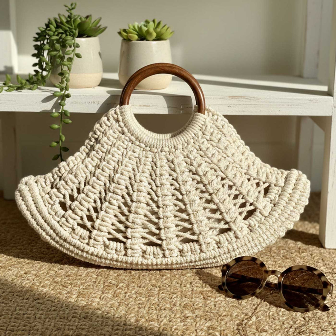 Handmade Macrame Chanda Handbag