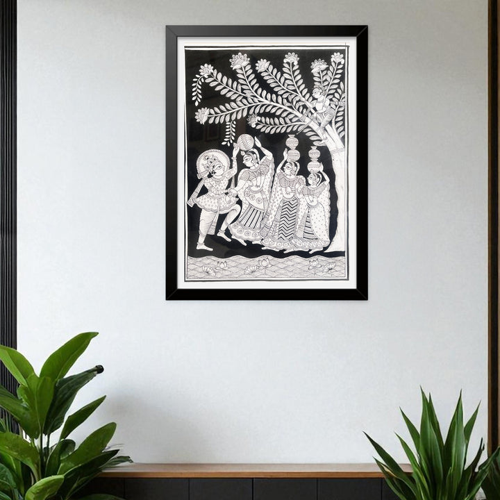 15 X 11 Inch | Krishna Leela Paper Phad Painting
