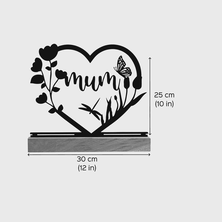 Personalized Handmade Laser Cut Butterfly Theme Metal Table Decor