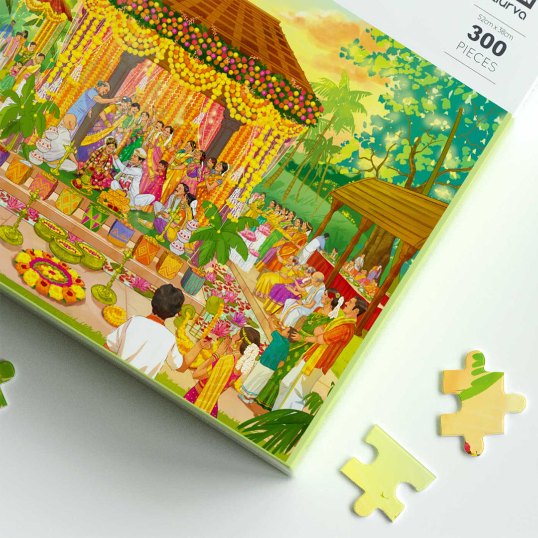 Sacred Knot | South Indian Wedding Lifestyle Puzzle | 300 Pieces