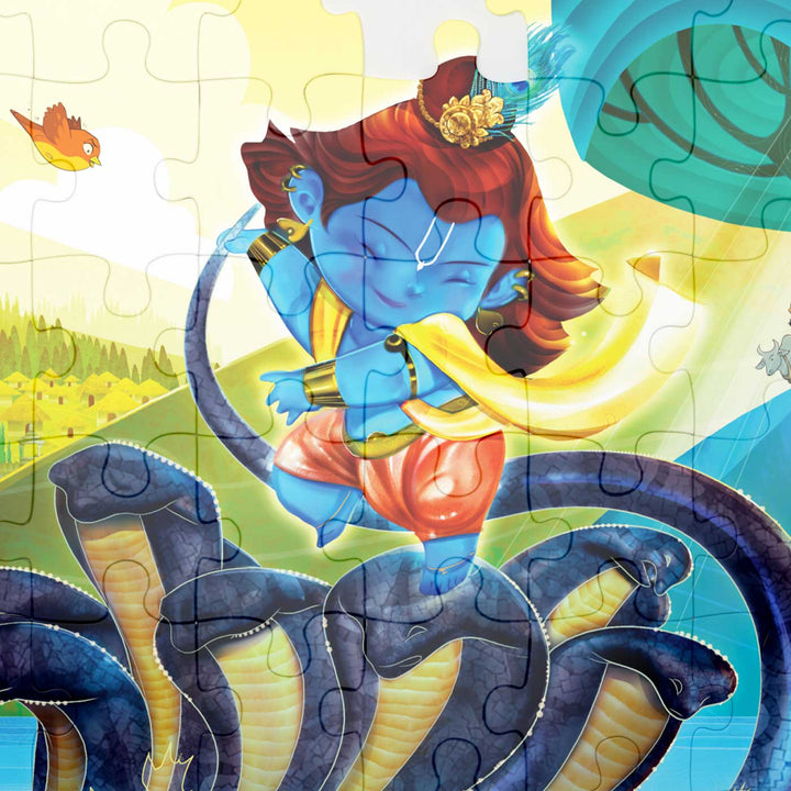 Krishna | The Protector Mythology Puzzle | 54 Pieces