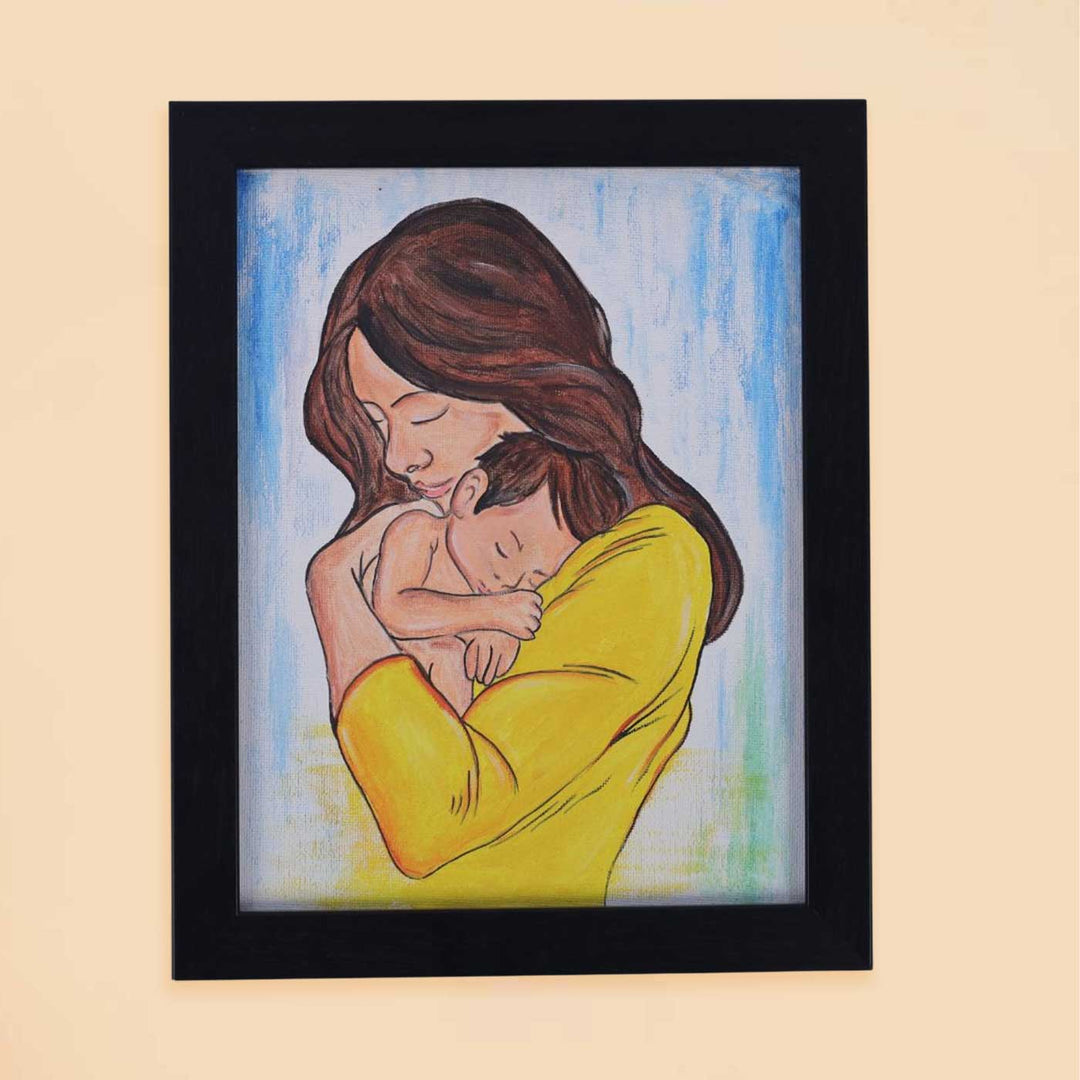 Pre Marked Mother & Baby Painting MDF Wood DIY Kit