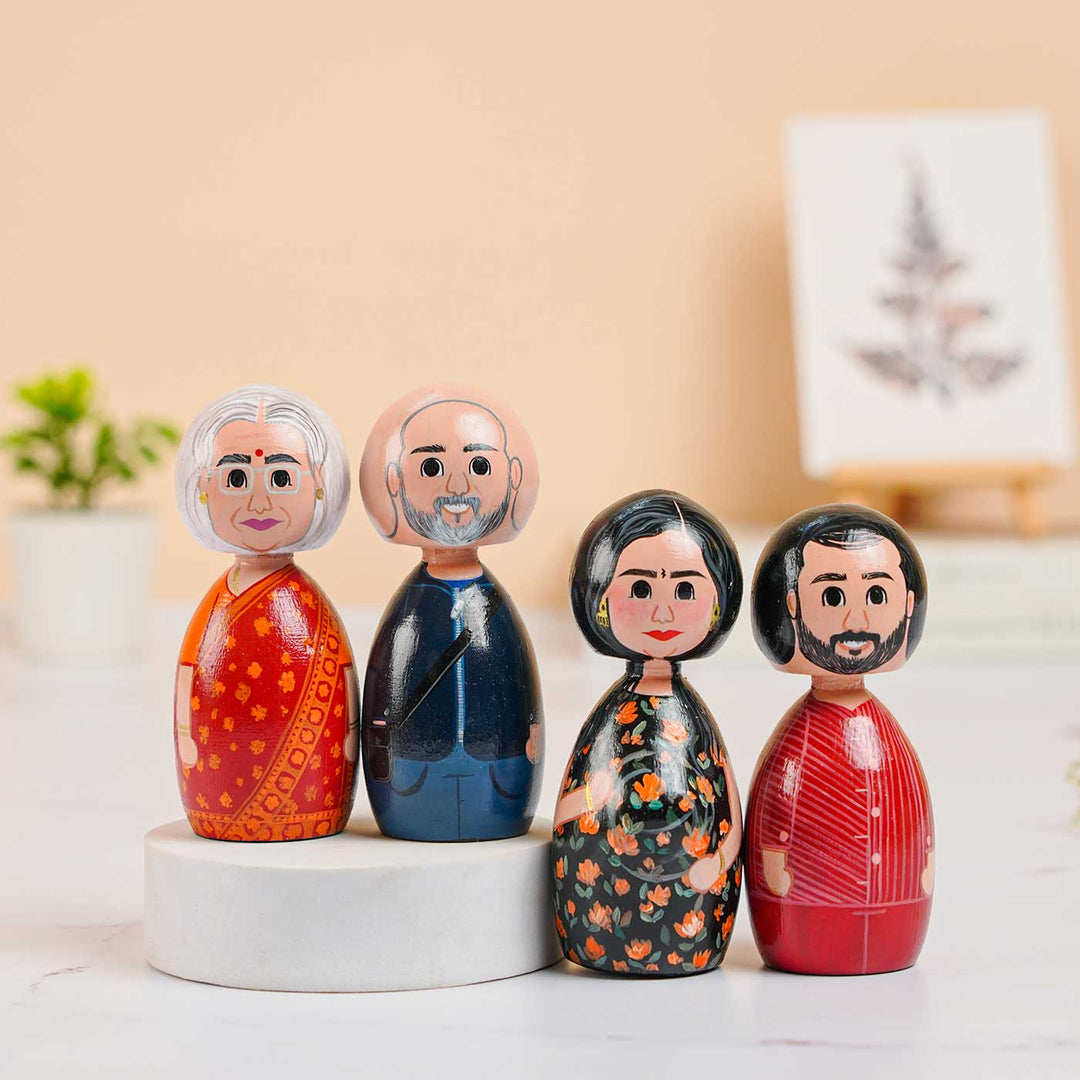 Photo Personalized Wooden Peggy Doll