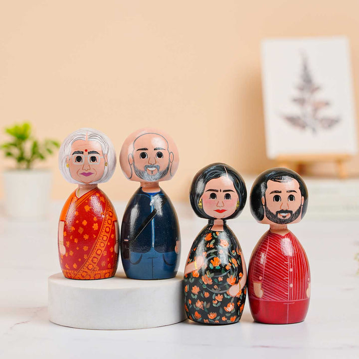Photo Personalized Wooden Peggy Doll