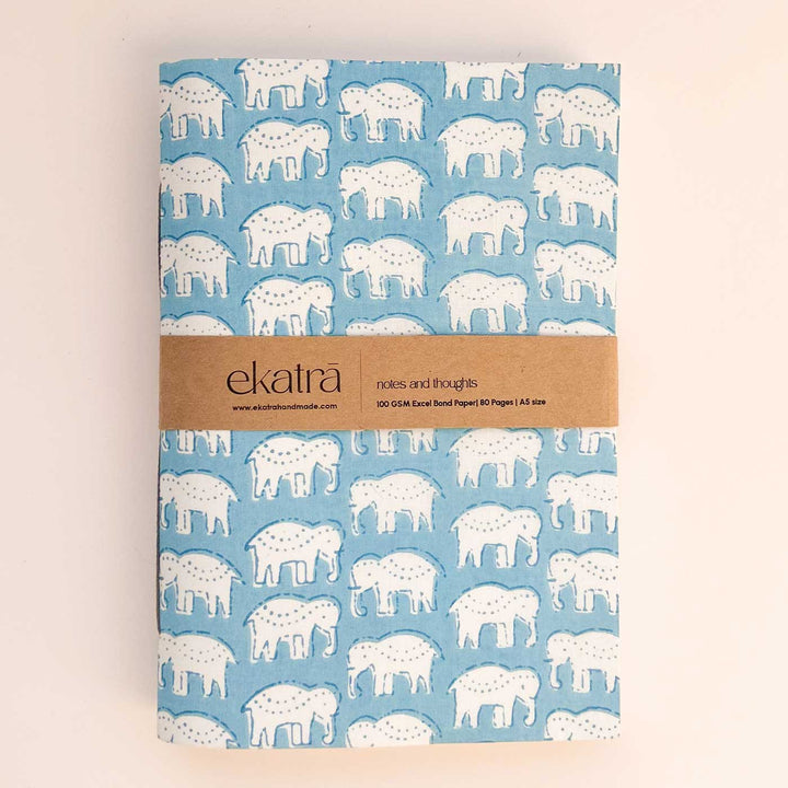 Elephant Print A5 Journal