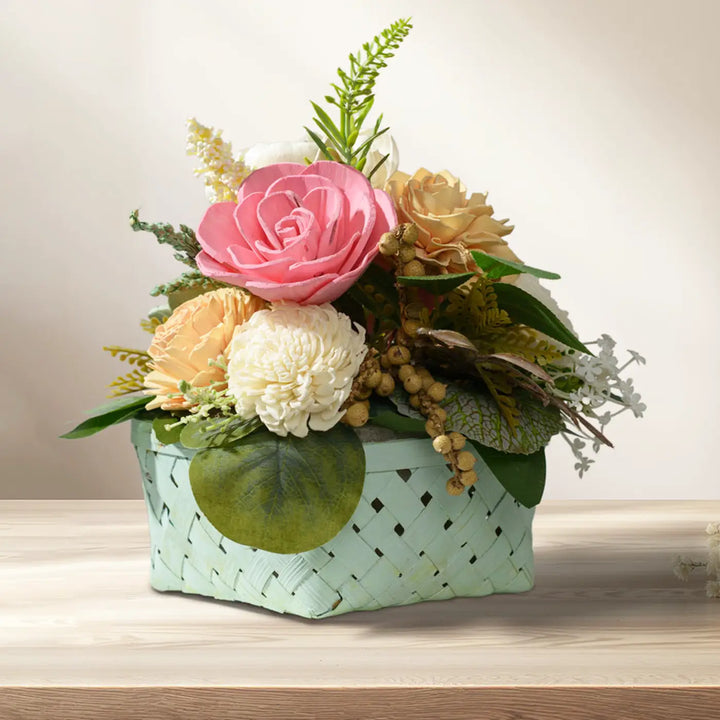 Handmade Gul Tokari Shola Flower Centerpiece