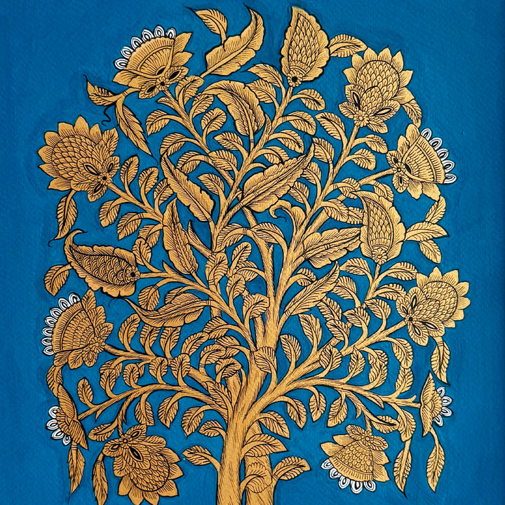 14.5 X 18.5 Inch | Tree Of Life Paper Phad Painting